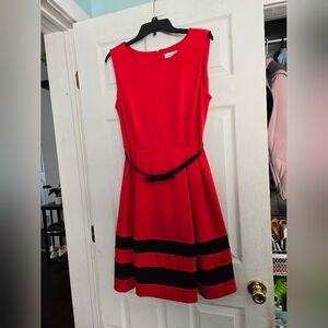 Calvin Klein Dress With Belt